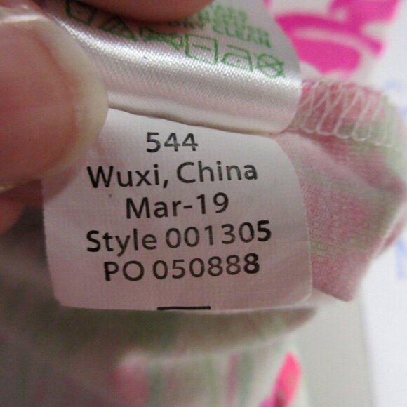 Lilly Pulitzer Georgia May Palazzo Pants Women Pink Floral Summer Pull On XS 254 - Picture 10 of 11